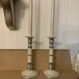 Chrome BUTAFLAME candle holder